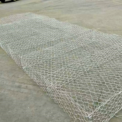 2x1x1m Шестоугольная ткань из стальной габионной корзины с Zn-10%AL прочностью на тягу 350-550N/mm2