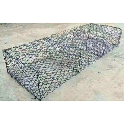 2.2 мм стальной проволоки ПВХ покрытый Galfan Gabion корзины с индивидуальным цветом покрытия