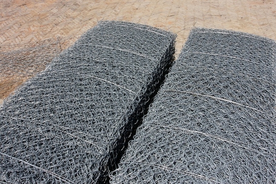 2.2 мм стальной проволоки ПВХ покрытый Galfan Gabion корзины с индивидуальным цветом покрытия