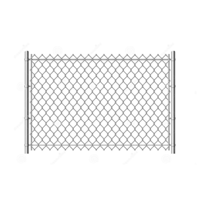 CN GABION Горячая продажа Зелёный 3,0 мм оцинкованная цепная сетка с 50 * 50 мм диафрагмы