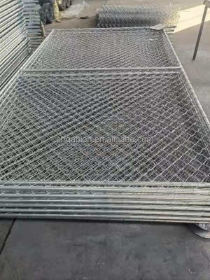 CN GABION Горячая продажа Зелёный 3,0 мм оцинкованная цепная сетка с 50 * 50 мм диафрагмы