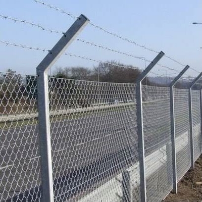 Система тканевого ограждения верхняя оцинкованная стальная проволока сплав цепная связь ограждение