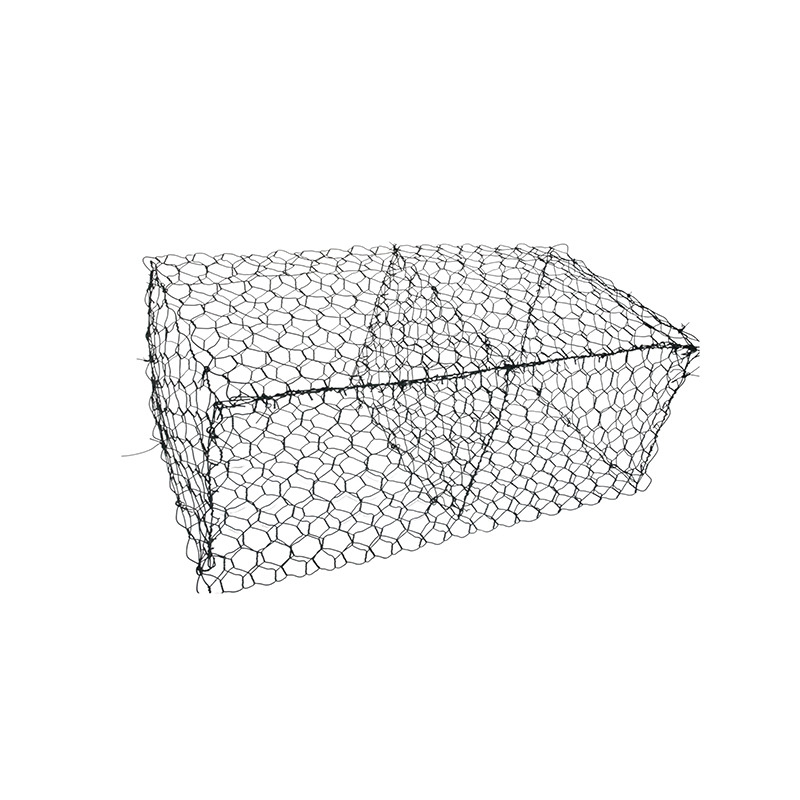 2x1x1m Шестоугольная ткань из стальной габионной корзины с Zn-10%AL прочностью на тягу 350-550N/mm2